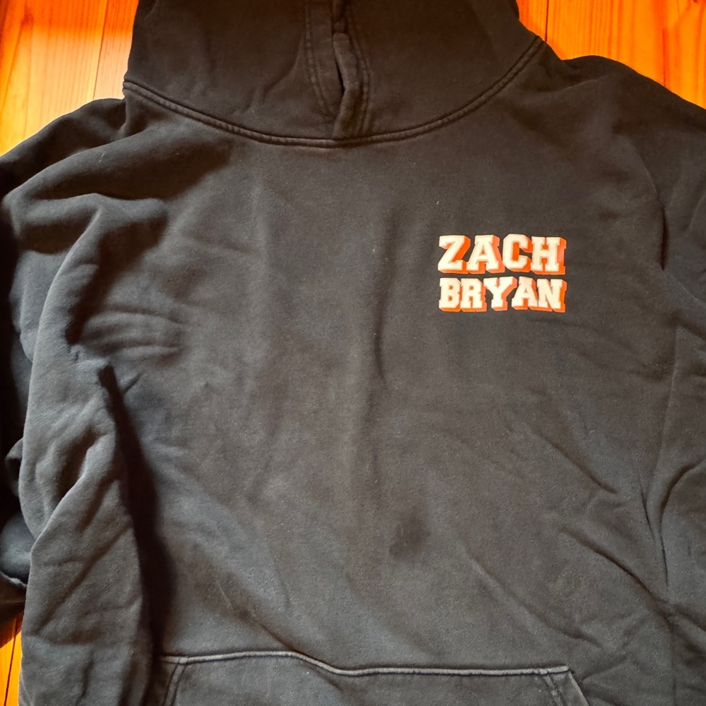Black Hoodie with Zach Bryan Logo